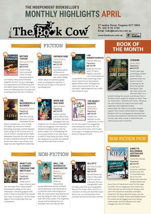 The Book Cow - April 2025 Newsletter