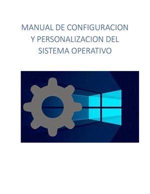 Manual De Configuracion Y Personalizacion Del Sistema Operativo 1