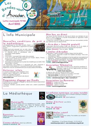 Les Rendez-Vous d'Arradon N°150 - Avril 2025