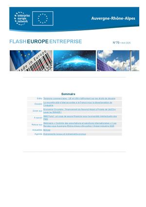 Newsletter Flash Europe Entreprise 70
