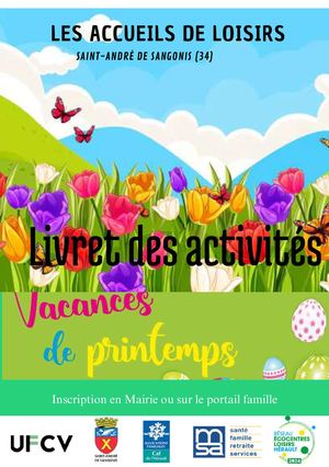 Livret des activités / Vacances de printemps maternelles et primaires