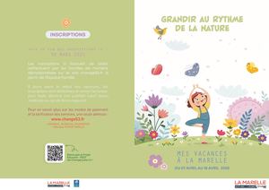 Programme Vacance D Avril La Marelle