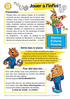 Seance Jouer à l'infini