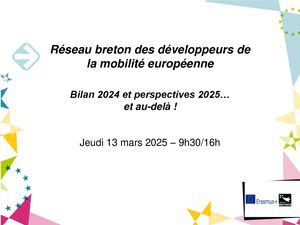 Réunion du réseau breton des développeurs de la mobilité - mars 2025