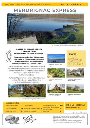 Mensuel Merdrignac Express 2 Mars2025