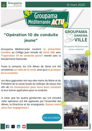 Actu Opération 10 De Conduite Jeune 15032025