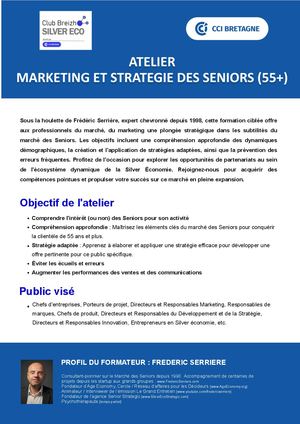 Plaquette Atelier Marketing Et Stratégie Seniors
