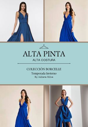 Revista Catalogo Alta Moda Moderna Azul