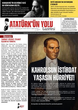 Atatürk Yolu Gazetesi̇ - 3.Sayı