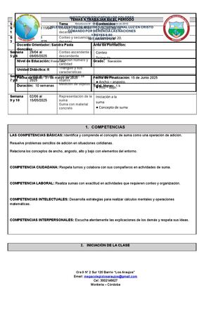 02 Plan De Clases Matemáticas 2 Periodo