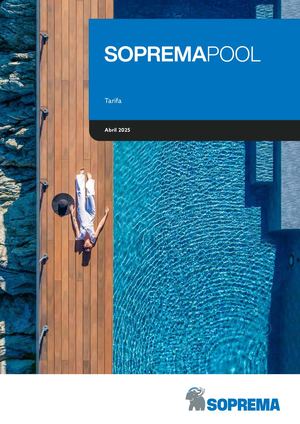 Tarifa SopremaPool abril 2025