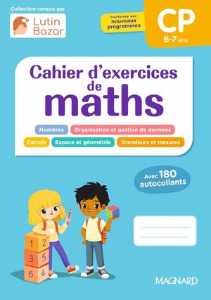 Lutin Bazar Cahier d'exercices de Maths CP