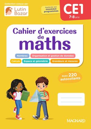 Lutin Bazar Cahier d'exercices de Maths CE1