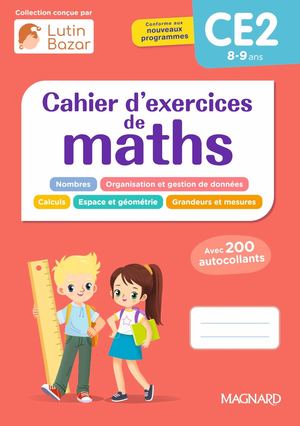 Lutin Bazar Cahier d'exercices de Maths CE2