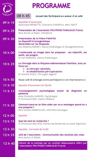 Programme RR Polypose Familiale 2025