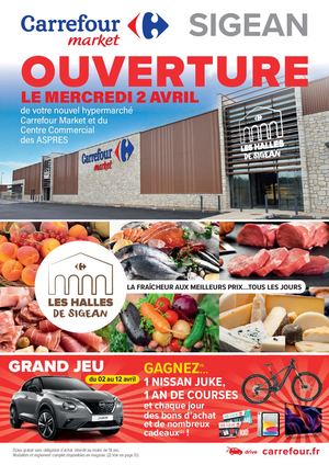 Catalogue Ouverture Carrefour Sigean
