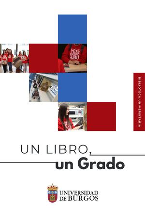 Grados UBU 2025: Un Libro, Un Grado
