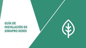 Guia De Instalacion De Simapro Demo