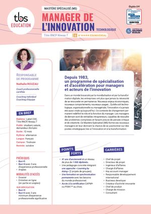 MS MIT - Fiche 2025