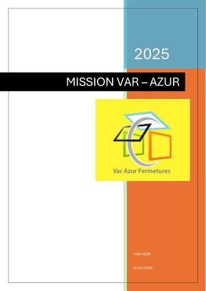 Mission - Var Azur
