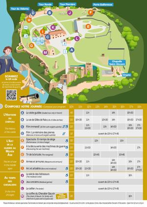 Programme de visite de Tiffauges - Semaines Juin 2025