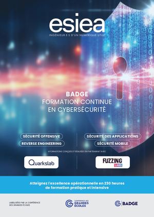 Esiea Plaquette BADGE SO RE SM SA