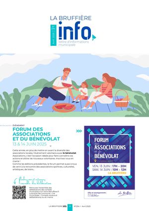 Lettre d'infos - Avril 2025 - Commune de La Bruffière