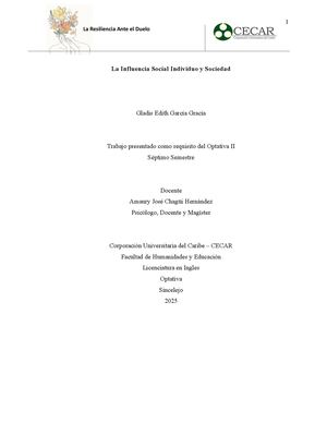 La Resiliencia Ante El Duelo