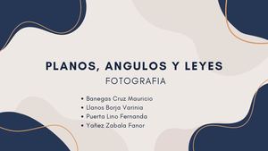 #1 Planos, angulos y leyes - Fotografía