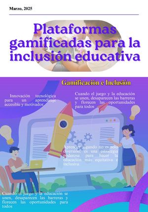 Revista:Plataformas gamificadas para la inclusión educativa