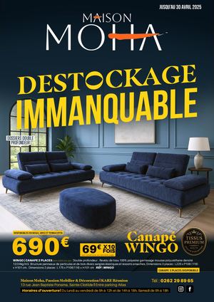 Maison Moha - Destockage immanquable