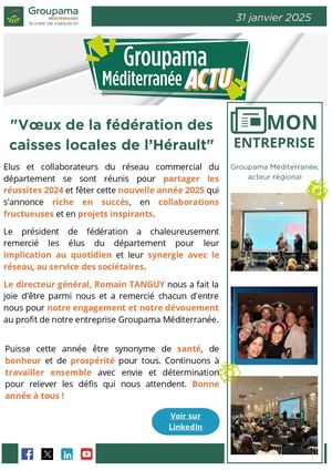 Actu Vœux De La Fédération Des Caisses Locales De L’hérault 31012025