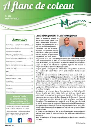 A Flanc De Coteau 378 Mars Avril 2025