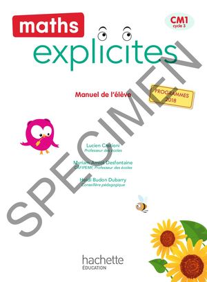 Maths Explicites CM1 - Livre élève - Ed. 2020