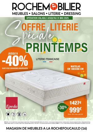 Rochemobilier Depliant Literie Printemps