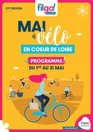 Programme Mai à Vélo en Cœur de Loire 2025