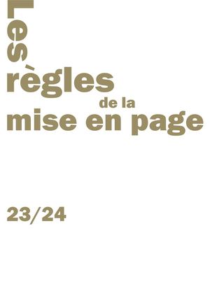 Les règles de la mise en page