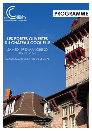 Programme des Portes Ouvertes du Château Coquelle2025