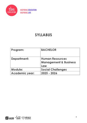 DSB Social Challenges 2024 2025