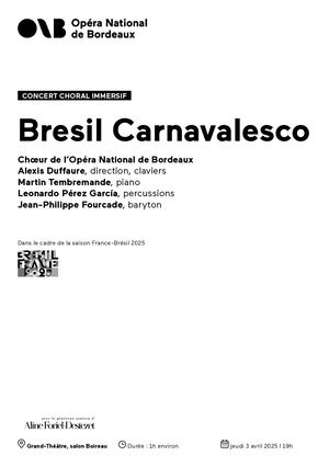 Concert choral immersif jeudi 3 avril 2025