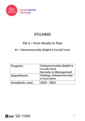 ENT PM3_ From Model To Plan
