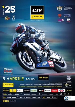 Race Program Dunlop CIV 2025 Round 1 Arrow