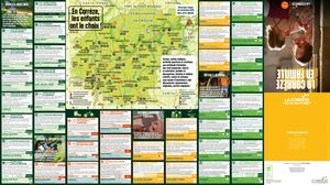 Carte "La corrèze en famille" 2025