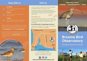 Broome Bird Obseratory Brochure
