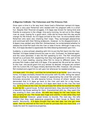 A Nigerian Folktale[6]