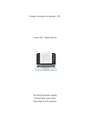 Cartilla Normas APA Séptima Edición