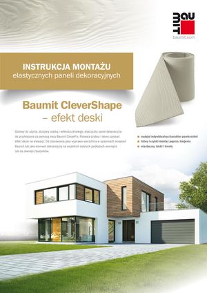 Baumit Ulotka CleverShape - efekt deski