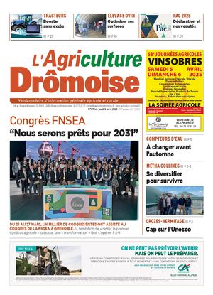 L' Agriculture Dromoise n°2706 du 3 avril 2025