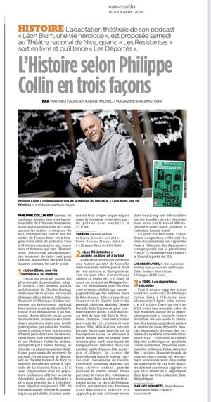 Les Résistantes, Philippe Collin / Albin Michel - France Inter