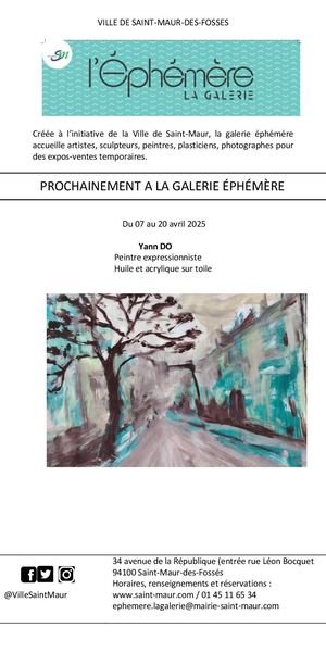 L'Éphémère, la galerie • Avril 2025